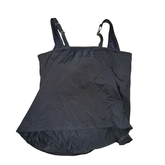 Lands' End Elegant Black Swim Top - Picture 5 of 5